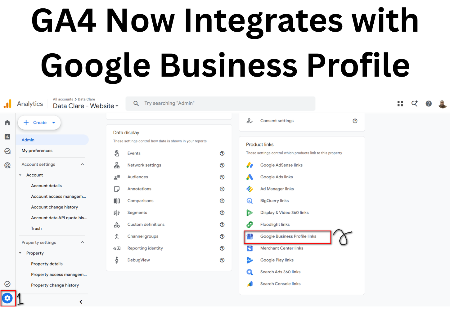 GA4 Google Business Profile Integration
